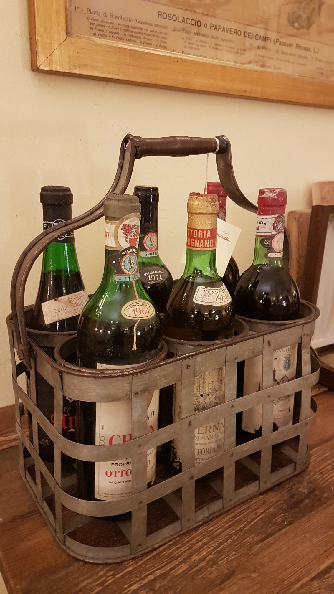 Arredamento Contemporaneo Mobili Country Su Misura Siena – Firenze » Porta  bottiglie antico toscano in ferro zincato
