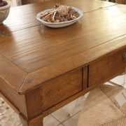 Consolle tavolo in legno di ciliegio anticato apribile. Arredamento classico contemporaneo Siena e Firenze (9)