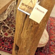 Lampada piantana ricavata da trave antica in legno di teak (3)