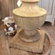 Lampada in legno di mango massello Cap d'Antibes. Arredamento classico contemporaneo Siena e Firenze. (3)