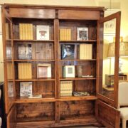 Libreria antica Toscana in legno di abete primi '800. Mobili antichi Siena e Firenze. (16)