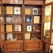 Libreria antica Toscana in legno di abete primi '800. Mobili antichi Siena e Firenze. (17)