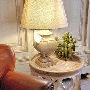 Lampada in legno di mango massello Cap D'Antibes. Arredamento classico contemporaneo Siena e Firenze (3)