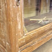 Vetrina antica in legno di olmo primi '900 in finitura naturale decapè. Mobili antichi Siena e Firenze (9)