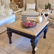 Tavolino da salotto in legno di mango massello. Arredamento classico contemporaneo Siena e Firenze (1)