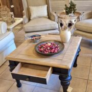 Tavolino da salotto in legno di mango massello. Arredamento classico contemporaneo Siena e Firenze (4)