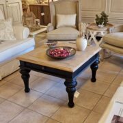 Tavolino da salotto in legno di mango massello. Arredamento classico contemporaneo Siena e Firenze (5)