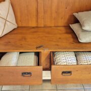 Armadio Toscano antico metà '800 in legno di abete con triple bugne diamantate. Mobili antichi Siena e Firenze (17)