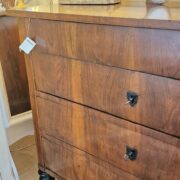 Comò impero toscano metà Ottocento in legno di noce. Mobili antichi Siena e Firenze (3)