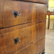 Comò impero toscano metà Ottocento in legno di noce. Mobili antichi Siena e Firenze (4)