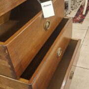 Cassettiera in legno di ciliegio quattro cassetti (1+3) con intarsi in bois de rose. Arredamento classico contemporaneo Siena e Firenze (7)